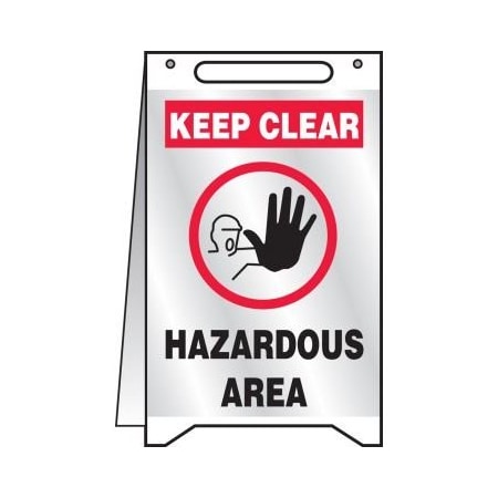 Accuform REFLECTIVE FOLDUPS  KEEP CLEAR  PFR707 PFR707
